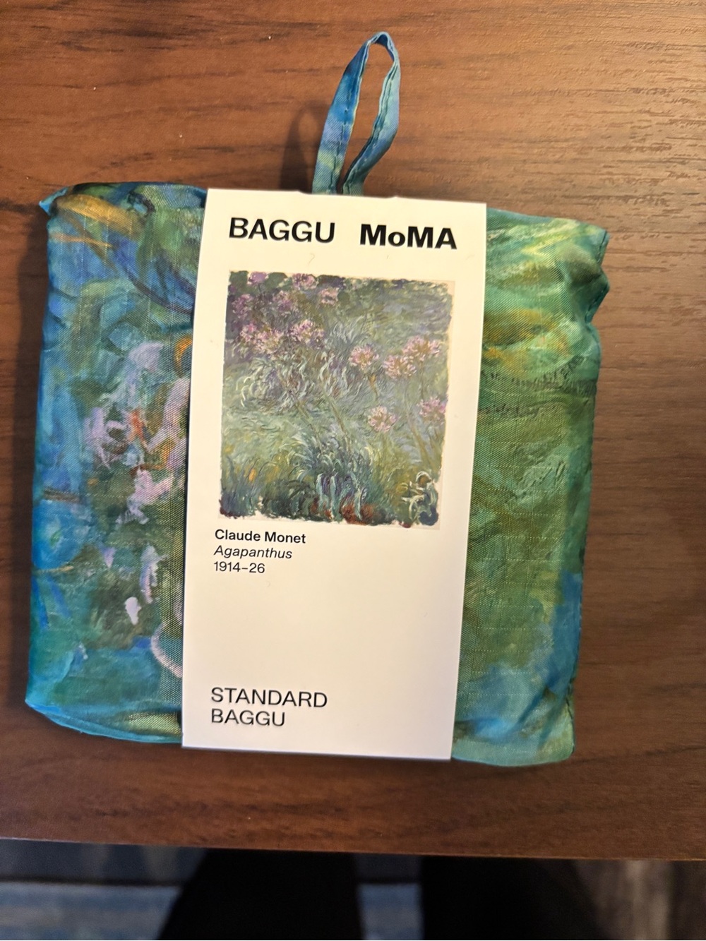 BAGGU x MOMA Collab Monet Reusable standard size NWT